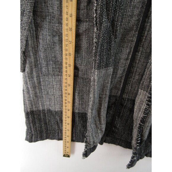 Eileen Fisher Sweater XXS XS Open Cardigan Colorblock Lagenlook Shawl - Picture 4 of 10